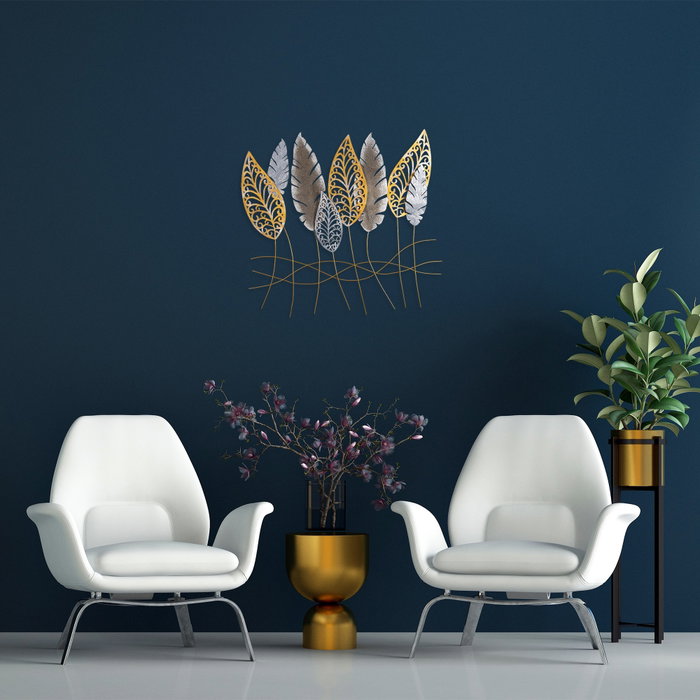 Wallity Accesorio decorativo de pared de metal Multicolor